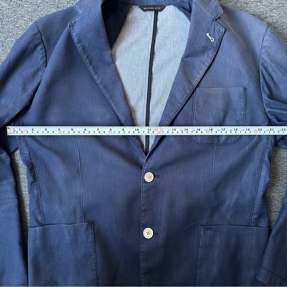 Manuel Ritz Navy tailored Jacket - Picture 7 of 8